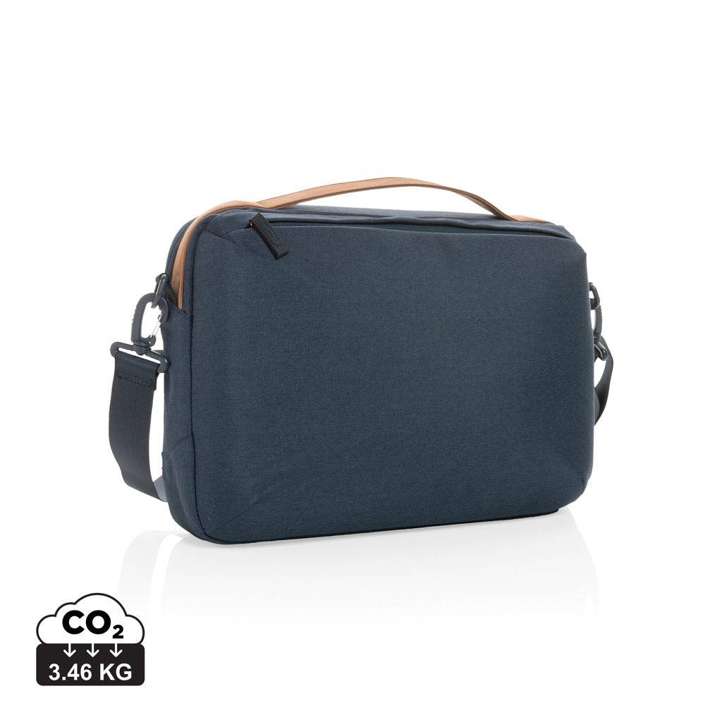 Sacoche ordinateur 15,6” publicitaire Impact Bleu marine